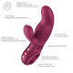 Вібратор-кролик Fun Factory MISS BI Wine Red, 2 незалежні мотори, діаметр 4,2 см-7