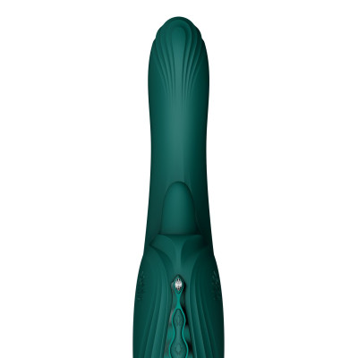 Вібратор-кролик Zalo Ares Turquoise Green