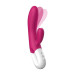 Вібратор-кролик Liebe Bend It Plus Rechargeable Cerise, гнучкий, 2 мотори, 10 режимів