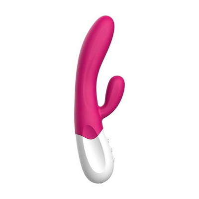 Вібратор-кролик Liebe Bend It Plus Rechargeable Cerise, гнучкий, 2 мотори, 10 режимів Вібратор-кролик Liebe Bend It Plus Rechargeable Cerise, гнучкий, 2 мотори, 10 режимів