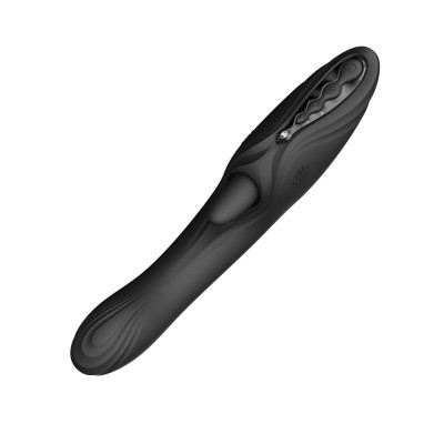Вібратор-кролик Zalo Ares Obsidian Black