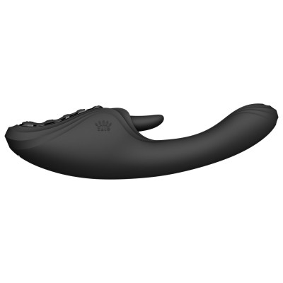 Вібратор-кролик Zalo Ares Obsidian Black