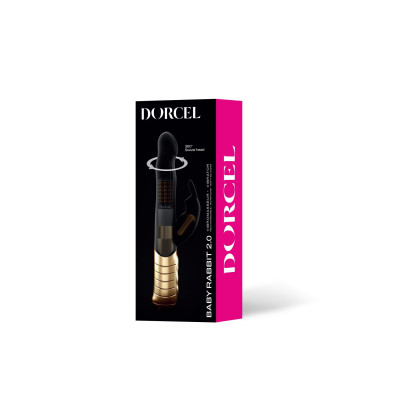 Вібратор-кролик Dorcel Baby Rabbit Gold 2.0 з перлинним масажем і головкою, що обертається Вібратор-кролик Dorcel Baby Rabbit Gold 2.0 з перлинним масажем і головкою, що обертається