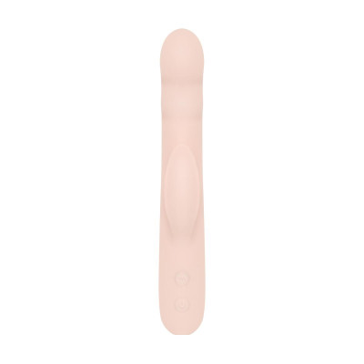 Вібратор-кролик Good Vibes Only - SHAI Thrusting Vibrator Soft Silicone - Pink
