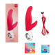 Вібратор-кролик для точки А Fun Factory LADY BI india red, 2 мотори, 12 режимів-2