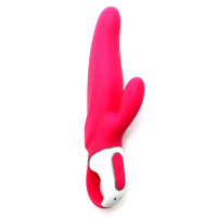 Потужний вібратор-кролик Satisfyer Vibes Mr. Rabbit, два мотора, литий силікон