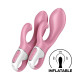 Вібратор-кролик Satisfyer Air Pump Bunny 2, надувається