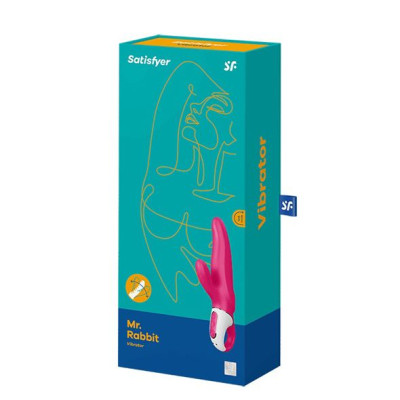 Потужний вібратор-кролик Satisfyer Vibes Mr. Rabbit, два мотора, литий силікон
