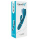 Вібратор-кролик Liebe Bend It Plus Ocean Blue, гнучкий, 2 мотори, 10 режимів-2