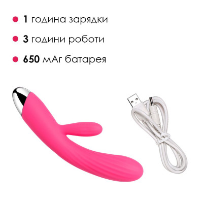 Інтелектуальний вібратор кролик із підігрівом Svakom Angel Plum Red Інтелектуальний вібратор кролик із підігрівом Svakom Angel Plum Red