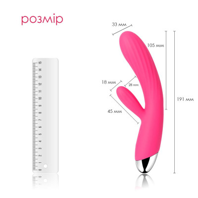 Інтелектуальний вібратор кролик із підігрівом Svakom Angel Plum Red Інтелектуальний вібратор кролик із підігрівом Svakom Angel Plum Red