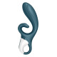 Смартвібратор-кролик Satisfyer Hug Me Bluegrey, 2 мотори, діаметр 4,2см, широка кліторальна частина-1