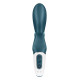Смартвібратор-кролик Satisfyer Hug Me Bluegrey, 2 мотори, діаметр 4,2см, широка кліторальна частина-4