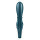 Смартвібратор-кролик Satisfyer Hug Me Bluegrey, 2 мотори, діаметр 4,2см, широка кліторальна частина-5