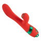 Вібратор-кролик з флогером LOCKINK SEVANDA Whip Vibrating Massage Wand - Red & Green-4