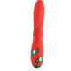 Вібратор-кролик з флогером LOCKINK SEVANDA Whip Vibrating Massage Wand - Red & Green-3