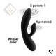 Гнучкий вібратор кролик з двома моторами FeelzToys Lea Rabbit Vibrator Black-5