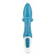 Вібратор-кролик із потрійним відростком Satisfyer Embrace me Turquoise, 2 мотори, діаметр 3,6 см-4