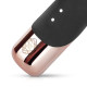 Вібратор-кролик Rosy Gold - Rabbit Vibrator with thrusting function - Black-5