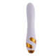 Вібратор-кролик з флогером LOCKINK SEVANDA Whip Vibrating Massage Wand - White & Golden-2