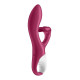 Вібратор-кролик із потрійним відростком Satisfyer Embrace me Berry, 2 мотори, діаметр 3,6 см-3