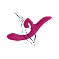 Смарт вібратор-кролик Nova 2 by We-Vibe Fuchsia, ергономічний, регульований шарнір у відростку