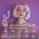 Смарт-вібратор Magic Motion Ponder Purple, подвійна стимуляція, віброяйце+язичок для клітора-9