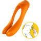 Вібратор на палець Satisfyer Candy Cane Orange-4