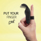 Вібратор на палець FeelzToys Magic Finger Vibrator Black-2