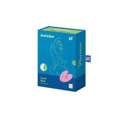 Вібратор на палець Satisfyer Love Riot Pink Вібратор на палець Satisfyer Love Riot Pink