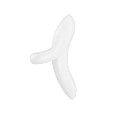 Вібратор на палець Satisfyer Bold Lover White, гнучкий Вібратор на палець Satisfyer Bold Lover White, гнучкий