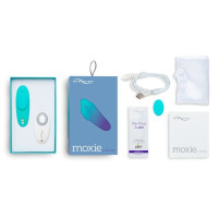 Вібратор у трусики We-Vibe Moxie Aqua з пультом ДК