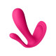 Подвійний смартвібратор у трусики Satisfyer Top Secret+ Pink-2