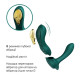 Смартвібратор у трусики Zalo — AYA Turquoise Green, насадка та пульт ДК-3