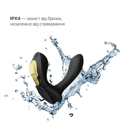 Смартвібратор у трусики Zalo — AYA Obsidian Black, насадка та пульт ДК