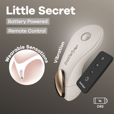 Смарт-вібратор у трусики Satisfyer Little Secret Battery Series з пультом ДК