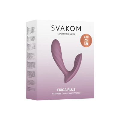 Смарт-пульсатор у трусики Svakom Erica Plus, дуже гнучкий, 2 мотори