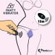 Вібратор в трусики FeelzToys Panty Vibrator Purple з пультом дистанційного керування, 6 режимів робо-1