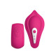 Вібратор у трусики Liebe Panty Vibe Recargable Cerise, нагрів до 39 °C, пульт, трусики в комплекті-1