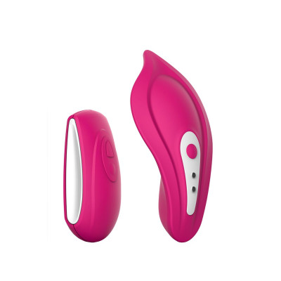 Вібратор у трусики Liebe Panty Vibe Recargable Cerise, нагрів до 39 °C, пульт, трусики в комплекті