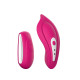 Вібратор у трусики Liebe Panty Vibe Recargable Cerise, нагрів до 39 °C, пульт, трусики в комплекті