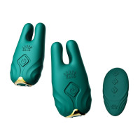 Вібратор для грудей Zalo Nave Turquoise Green