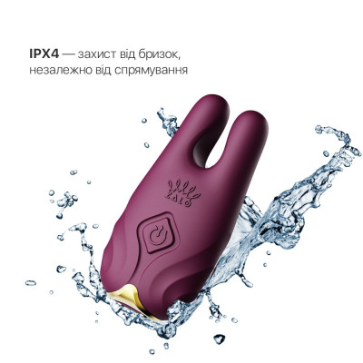 Вібратор для грудей Zalo Nave Velvet Purple