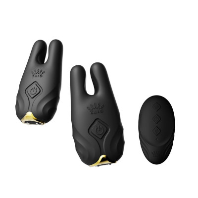 Вібратор для грудей Zalo Nave Obsidian Black