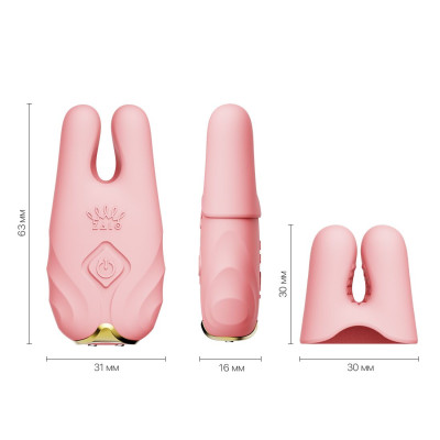 Вібратор для грудей Zalo Nave Coral Pink Вібратор для грудей Zalo Nave Coral Pink