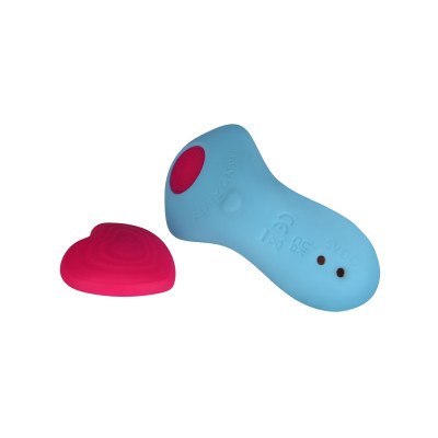Вібромасажер FairyGasm HeartGem blue