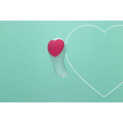 Вібромасажер FairyGasm HeartGem green