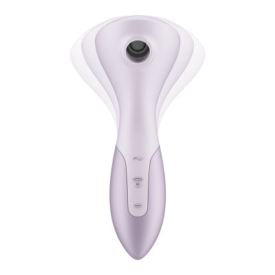 Вібромасажер Satisfyer Wand-erful з вакуумною кліторальною стимуляцією