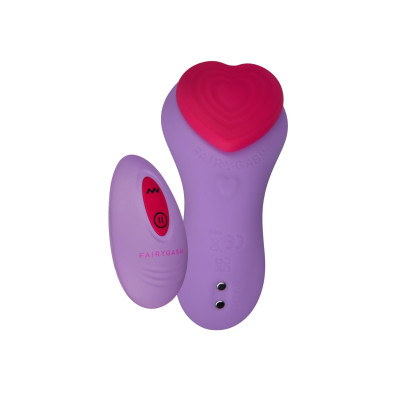 Вібромасажер FairyGasm HeartGem violet