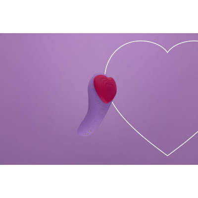 Вібромасажер FairyGasm HeartGem violet